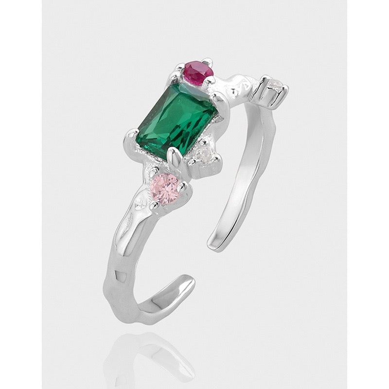 Green rock sugar ring