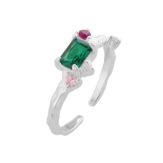 Green rock sugar ring