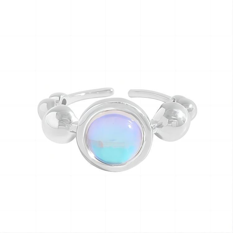 Moon stone silver set