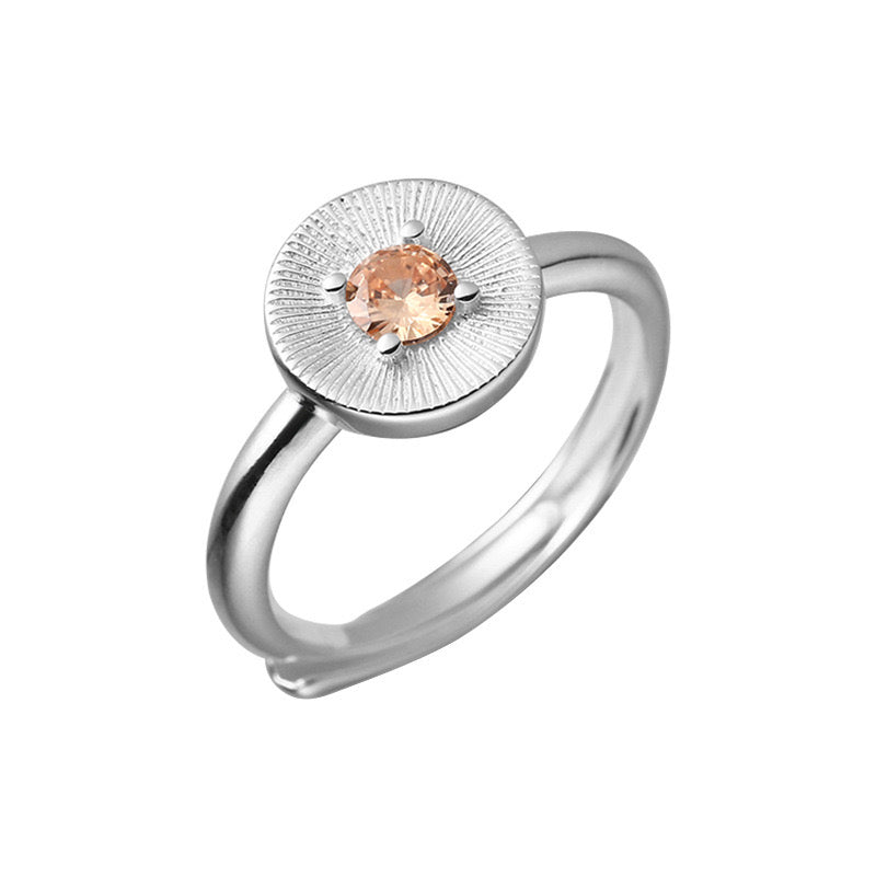 Elora Silver coin ring