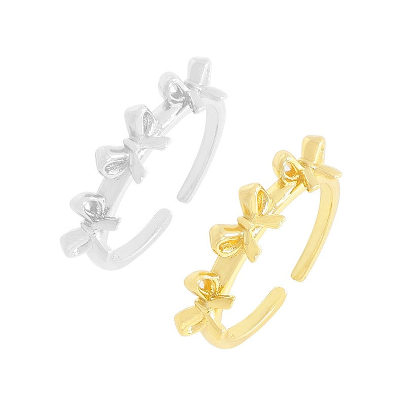 Three bows ring