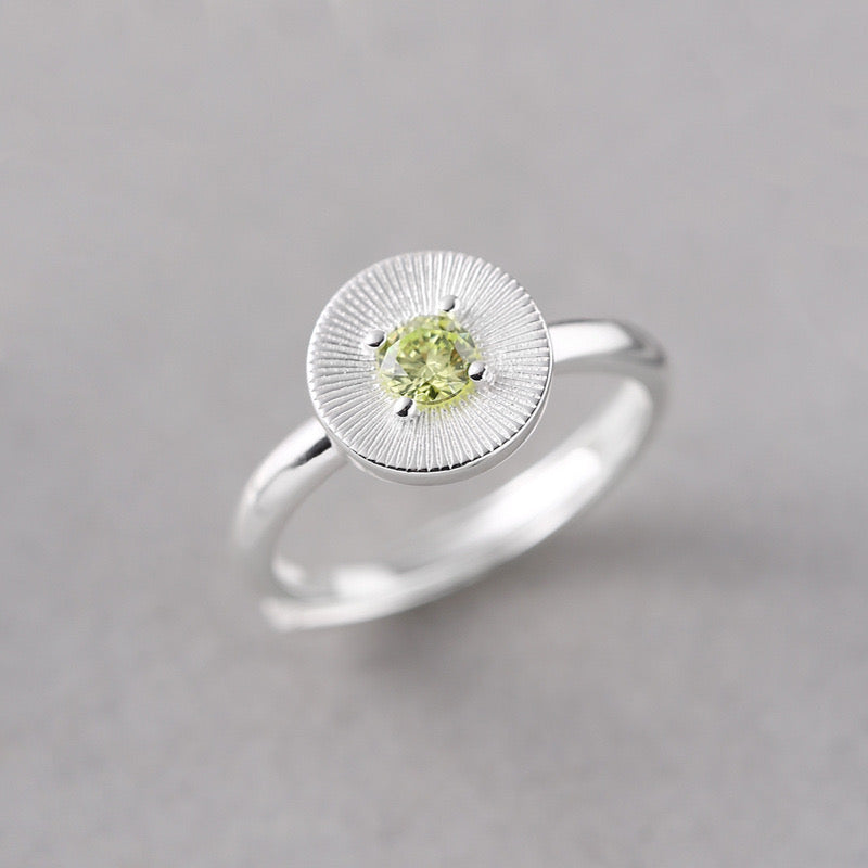 Elora Silver coin ring