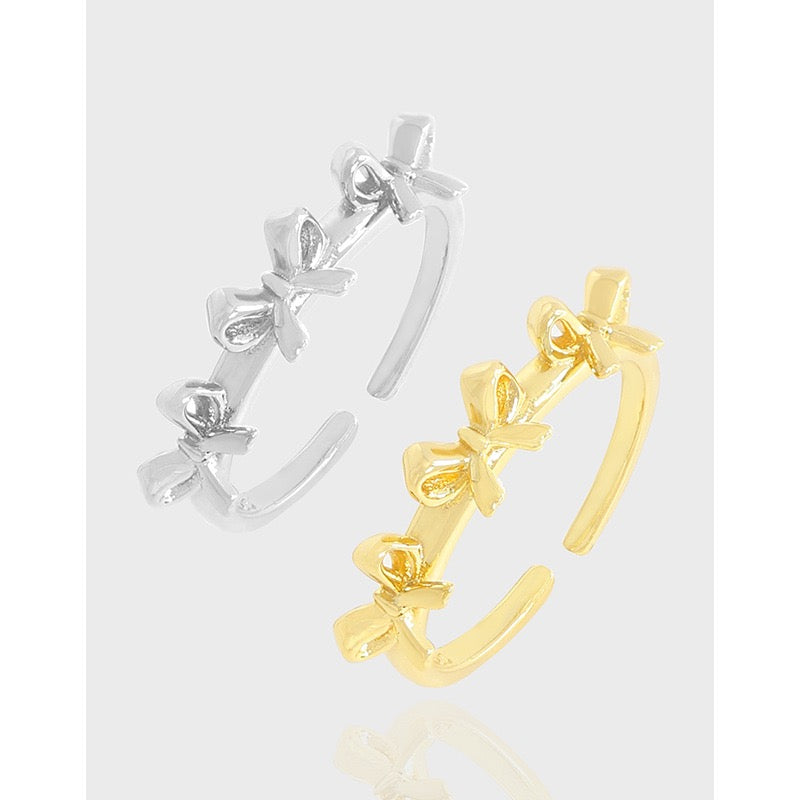 Three bows ring