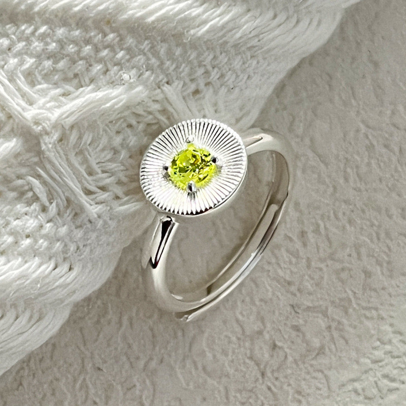 Elora Silver coin ring