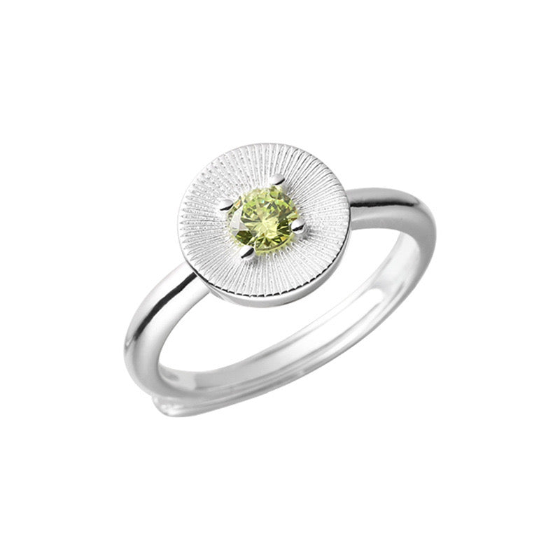Elora Silver coin ring
