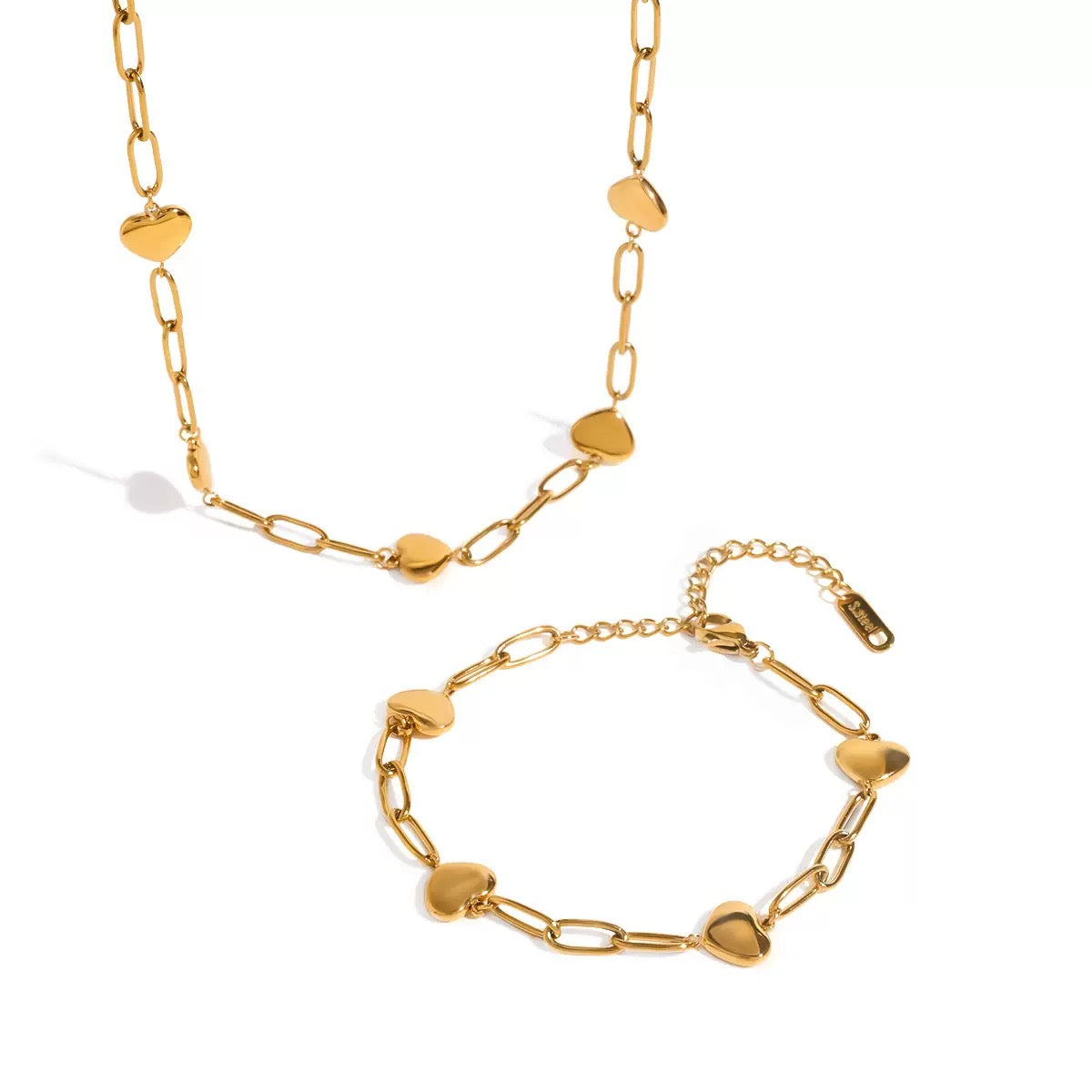 Puki Heart chain bracelet