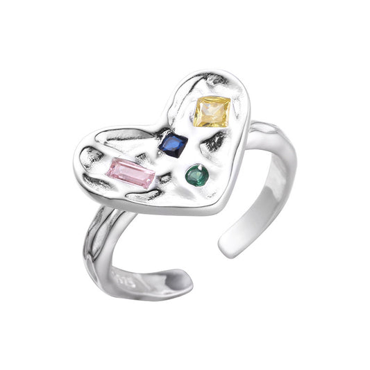 Camden Shinning in my heart Silver ring