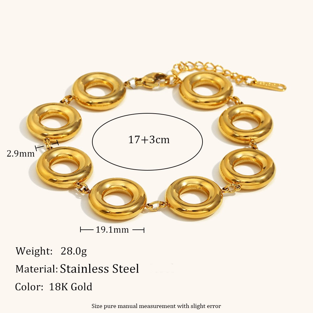Round hoops bracelet