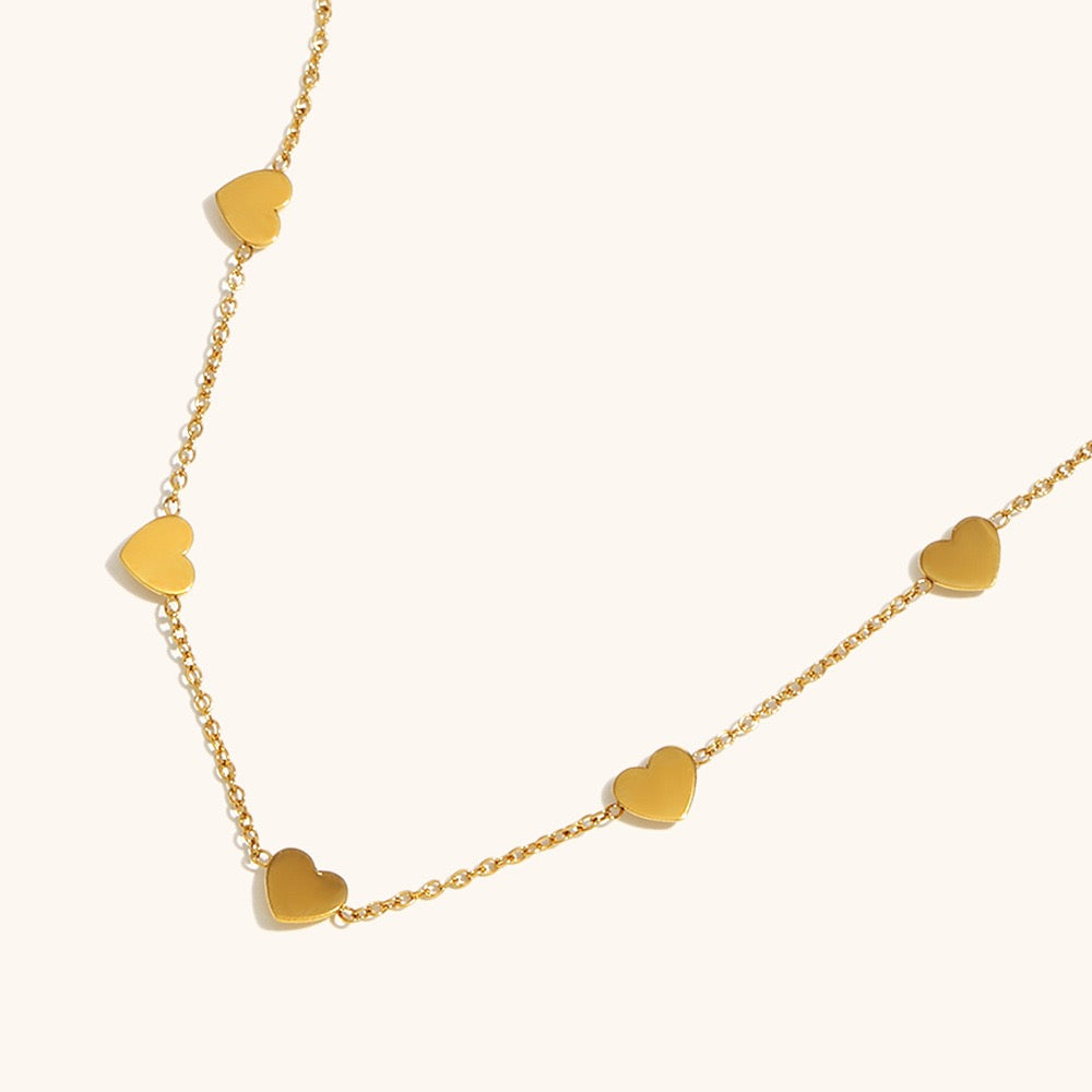 Dainty heart necklace