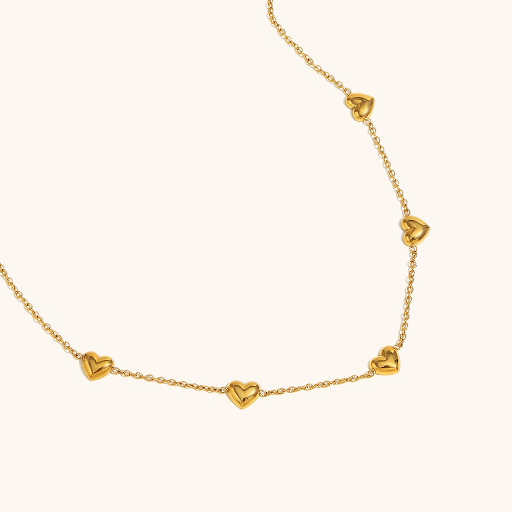 Dainty heart necklace