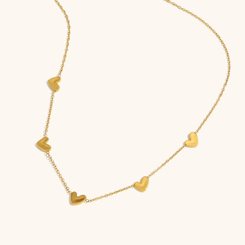 Dainty heart necklace