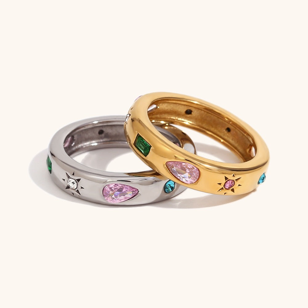 Maple Shinning star rings