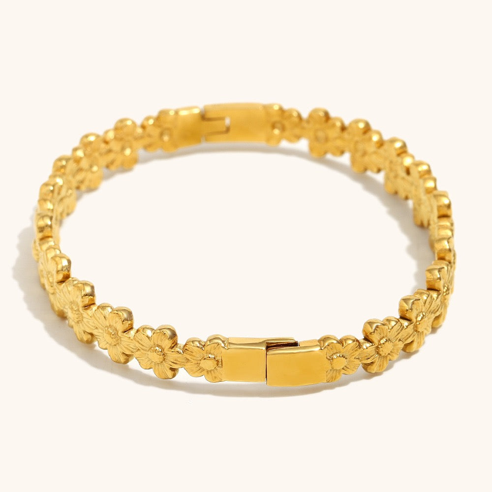Daisy flower  bangle