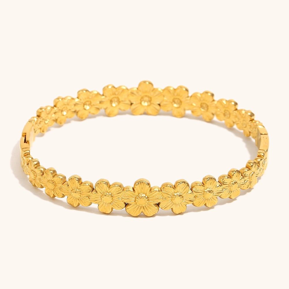 Daisy flower  bangle