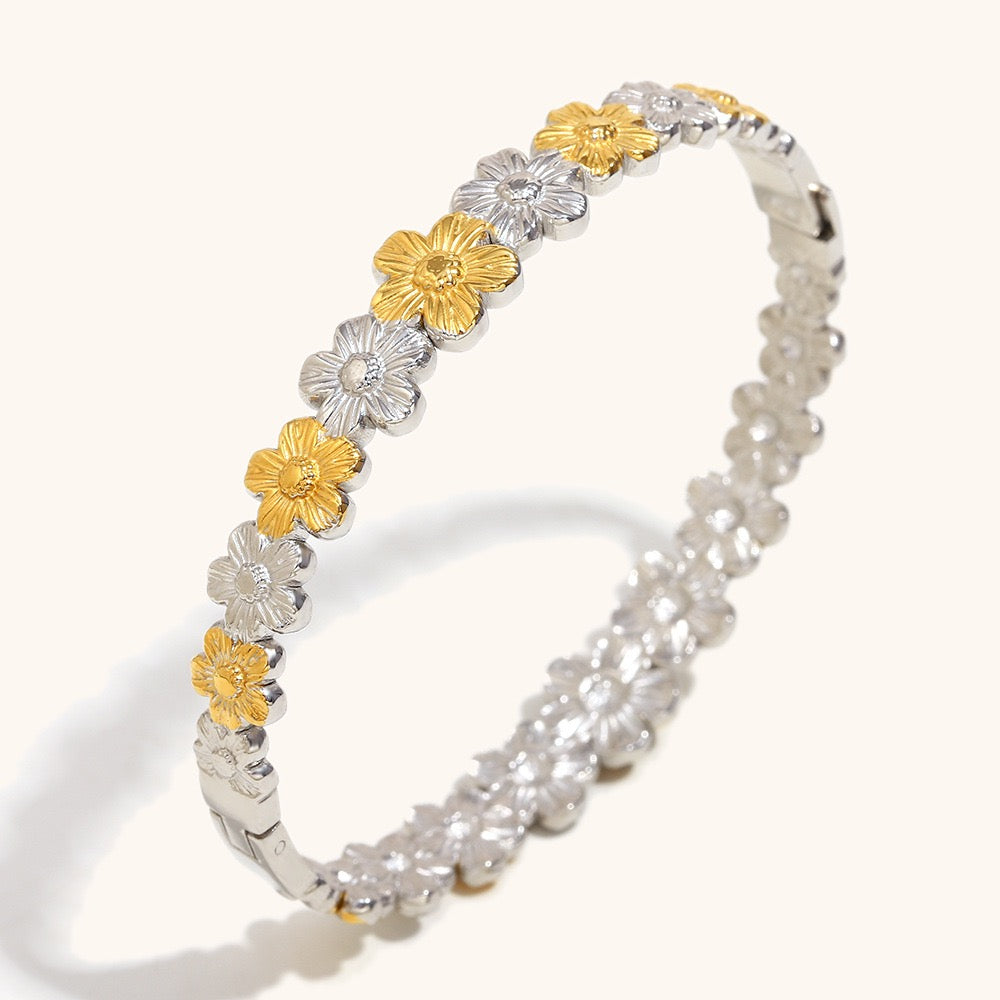 Daisy flower  bangle