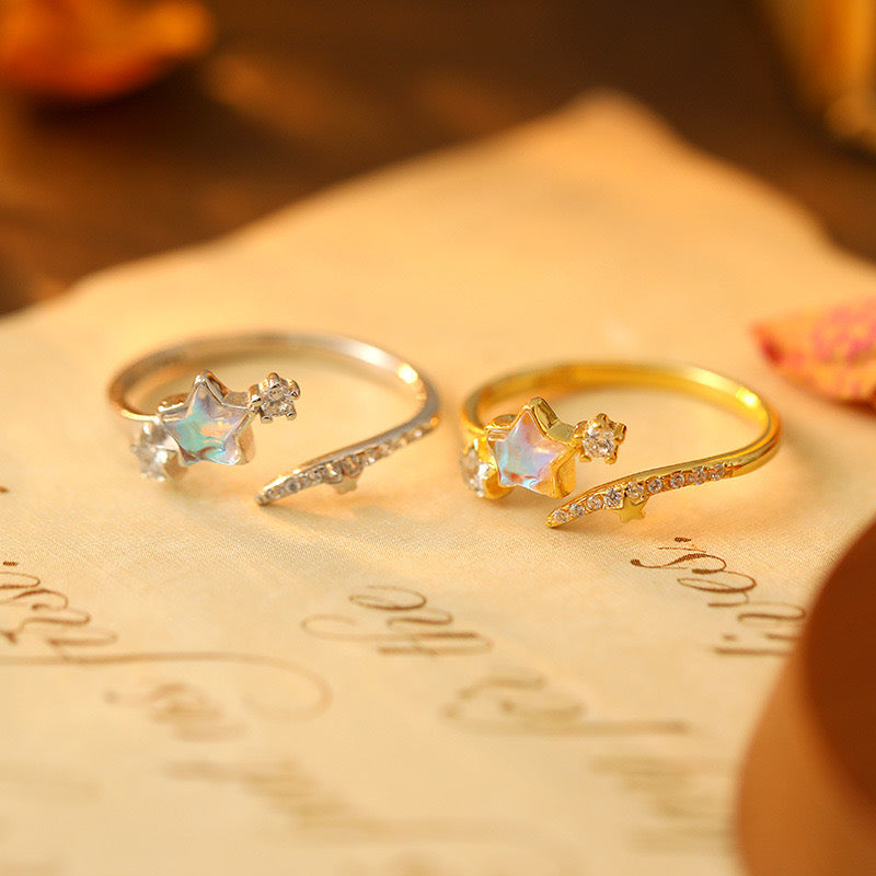 Brad Shooting star silver ring