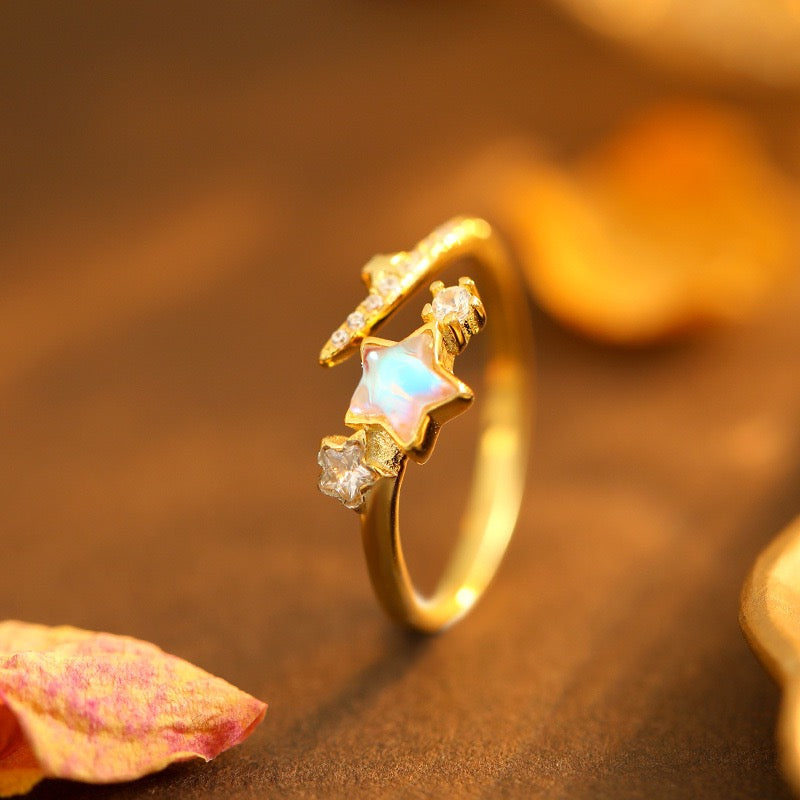 Brad Shooting star silver ring