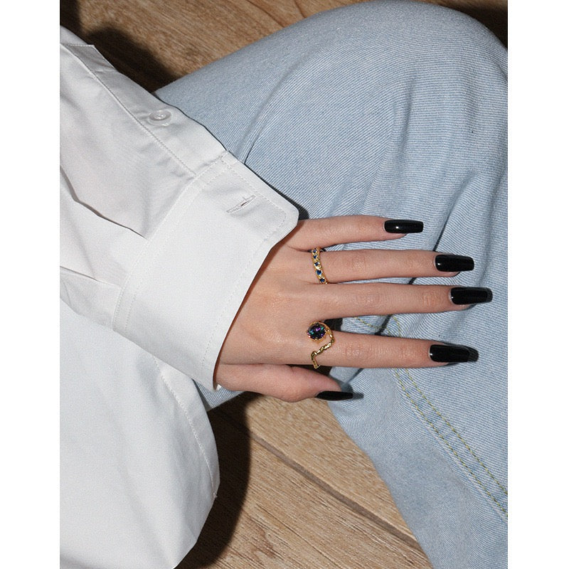 Topa sterling silver ring