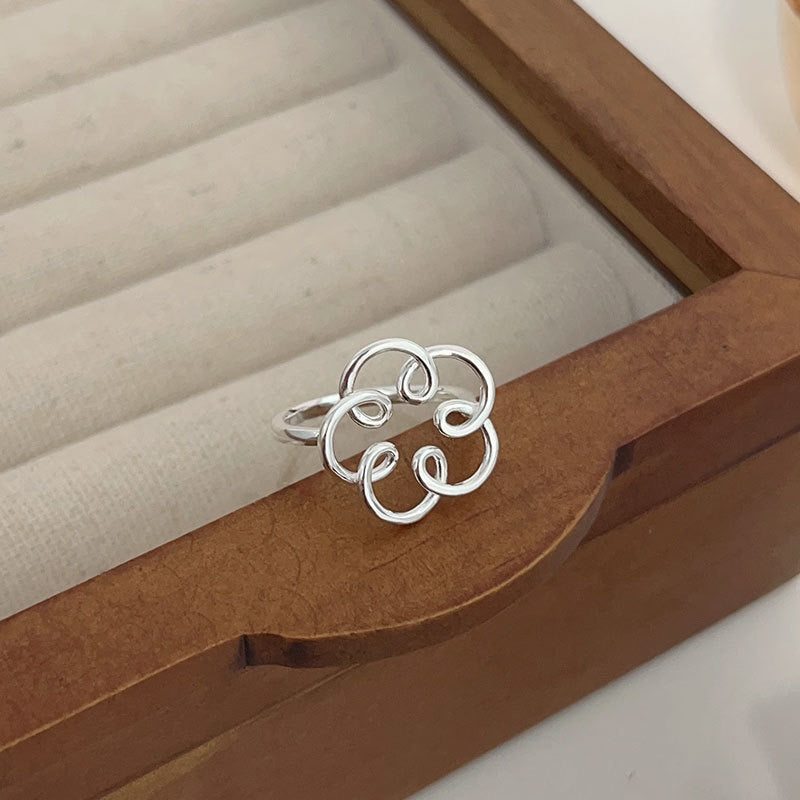 Jennie Twisted rose ring