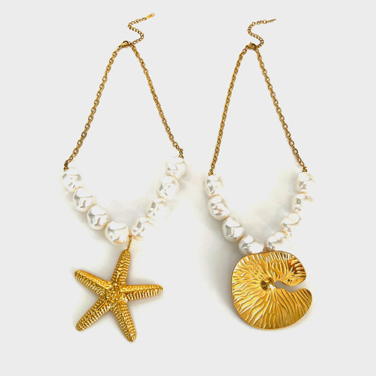 Big statement starfish necklace