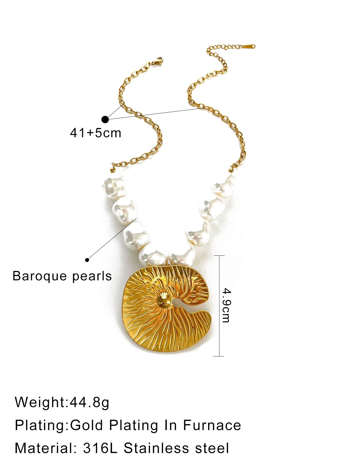 Big statement starfish necklace