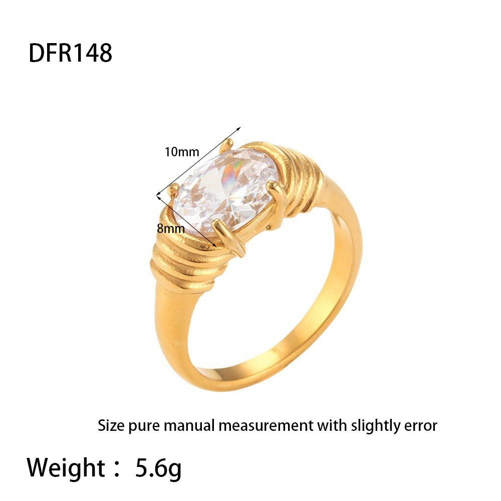 Ameir rock stone rings