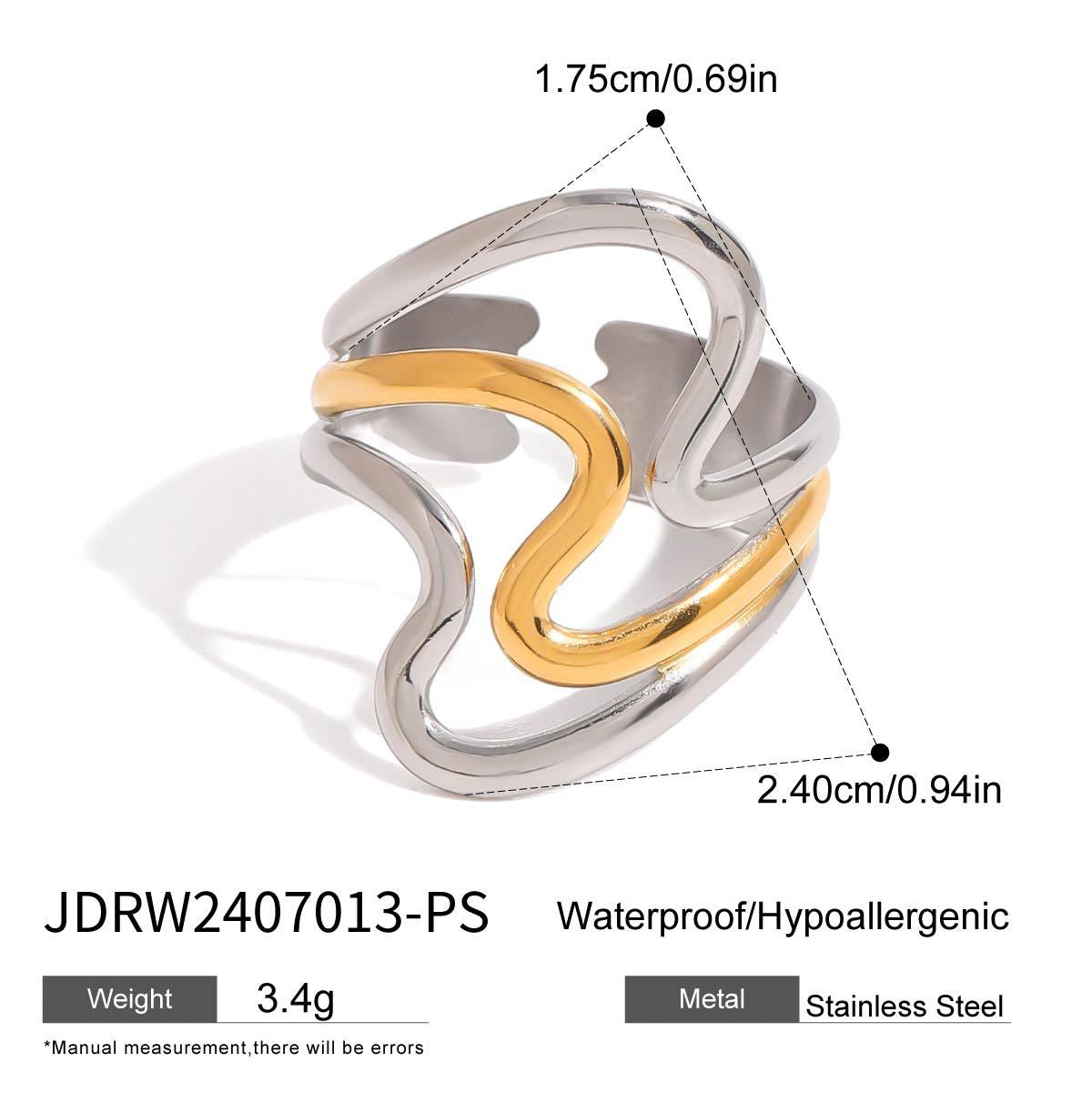 Two tone rings collection