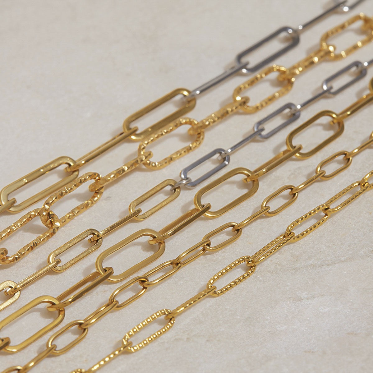 Steven Statement chain necklaces