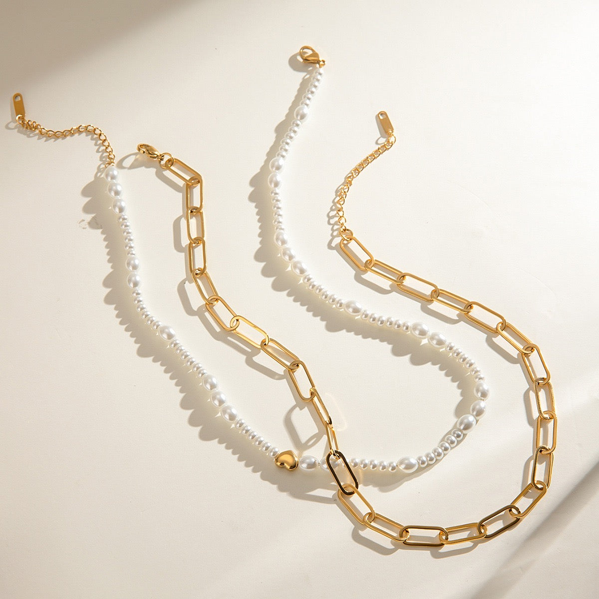 Steven Statement chain necklaces