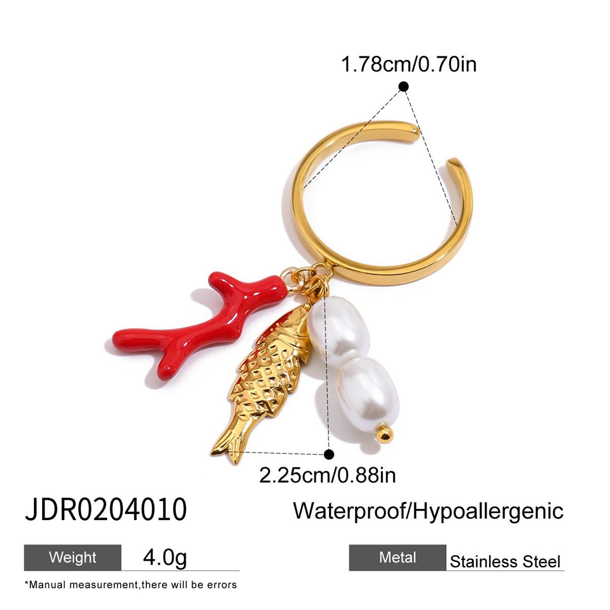 Red coral fish collections