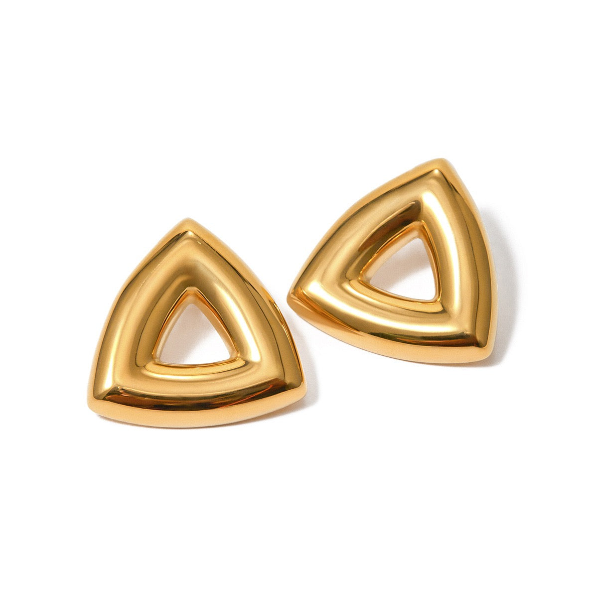 Ontaria Triangle statement earrings