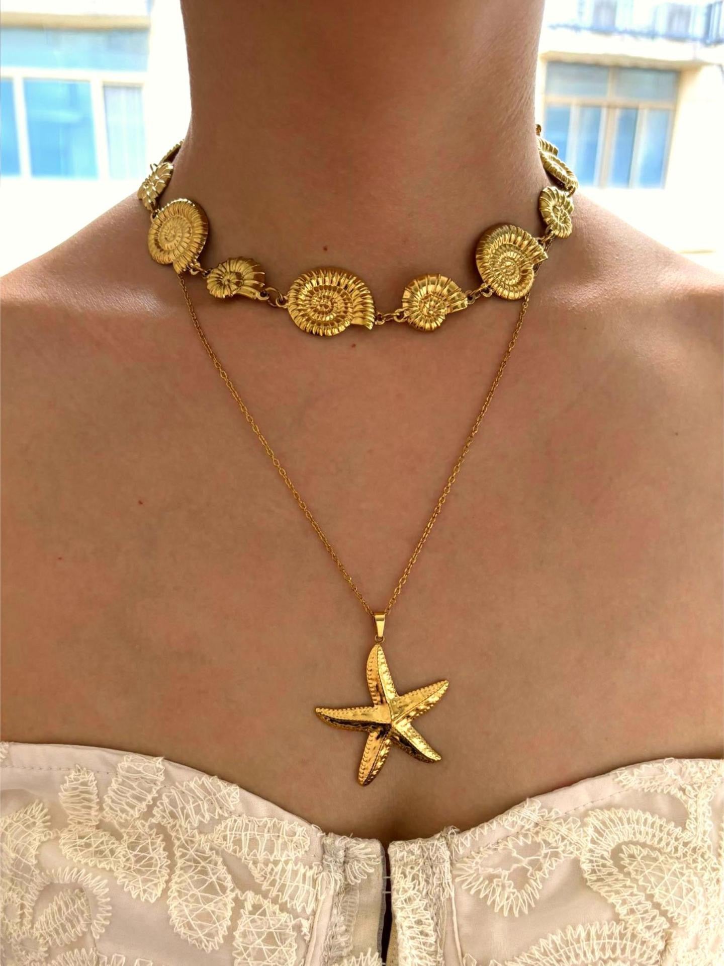 Shell starfish stacking set