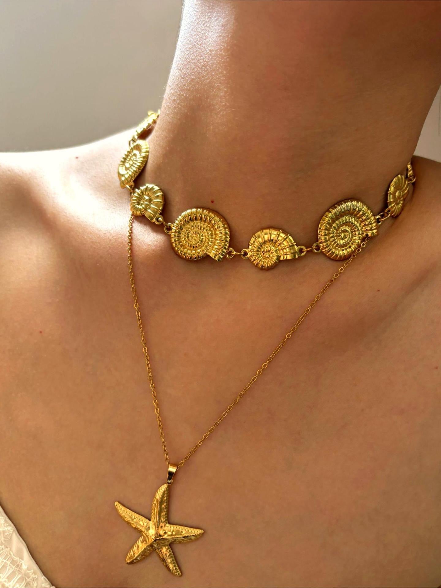 Shell starfish stacking set