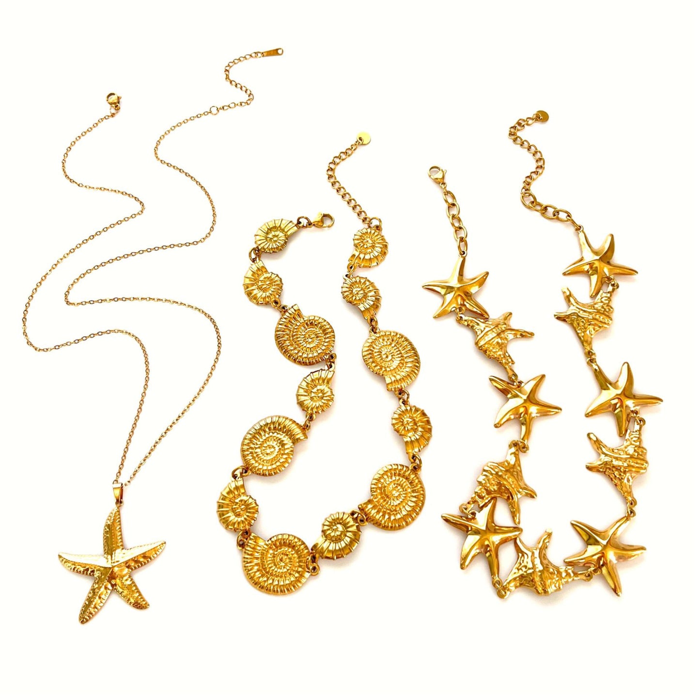 Shell starfish stacking set