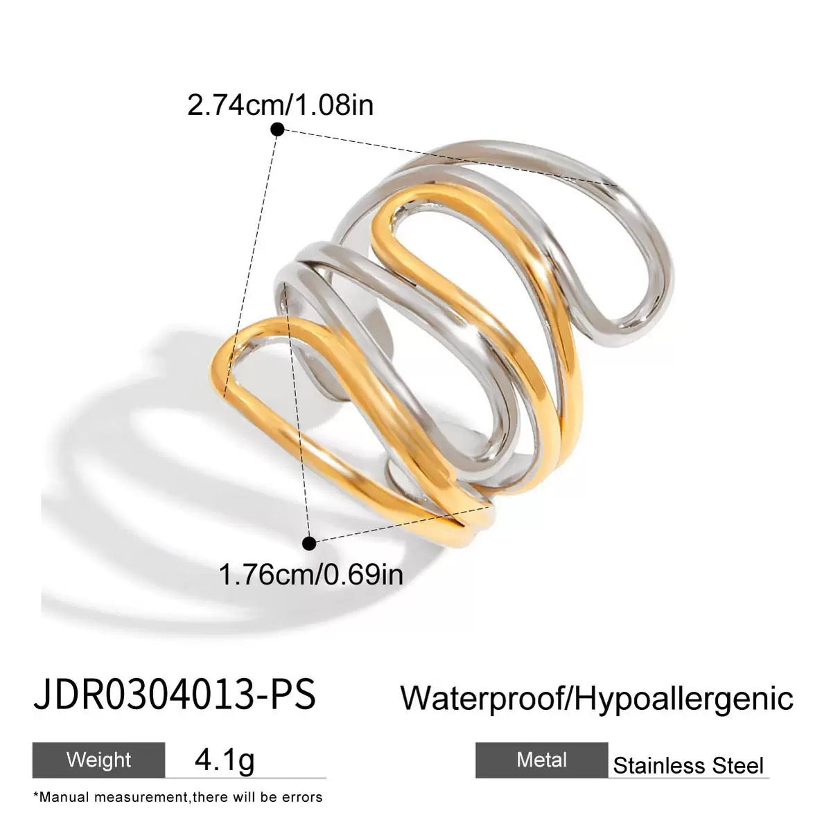 Tow tones lines ring