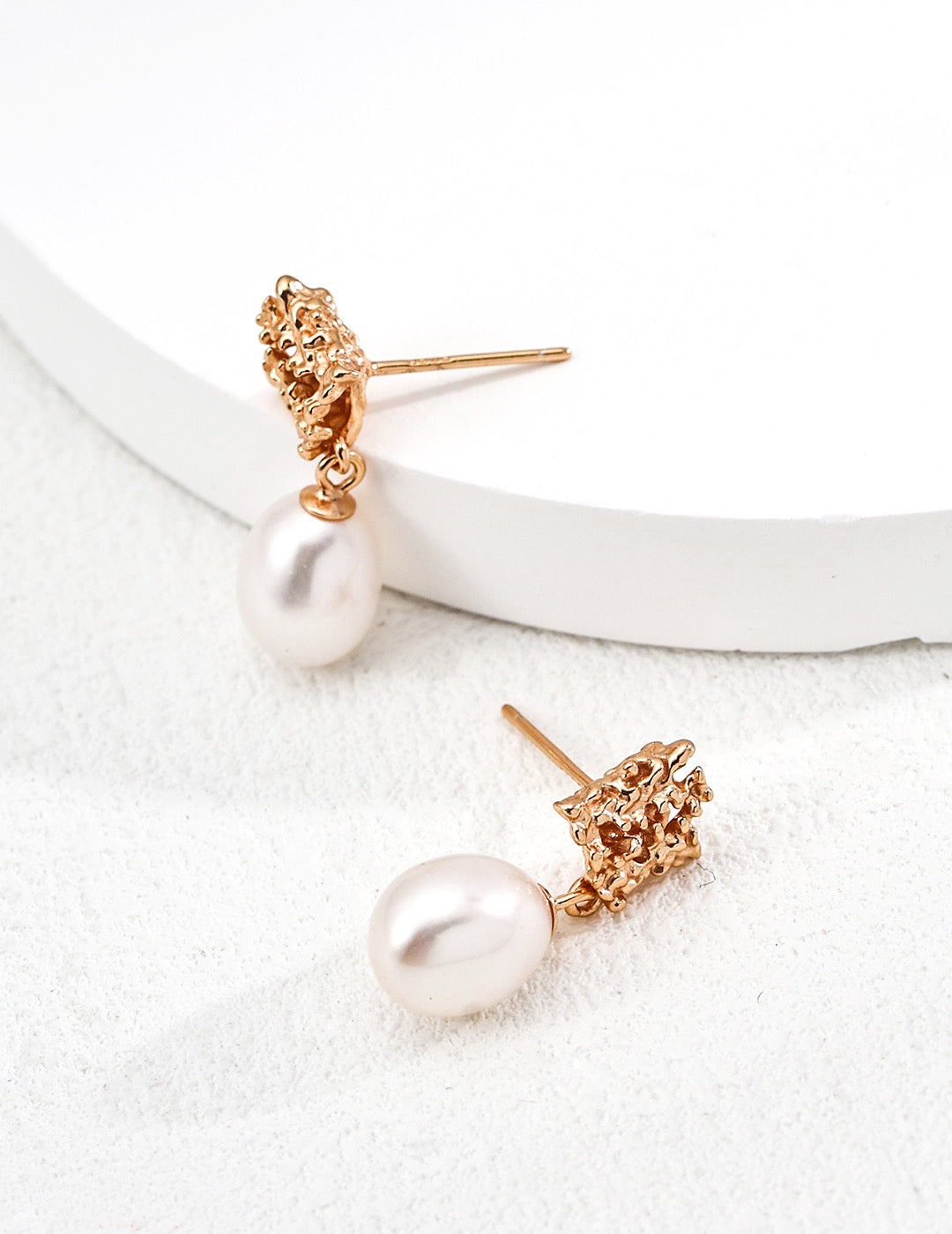 Yulina Splash pearl earrings