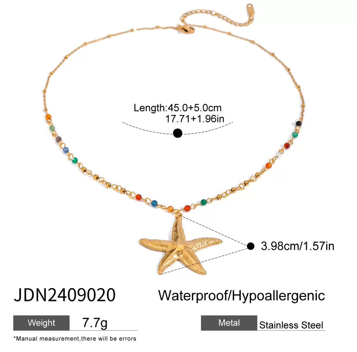 Rainbow day starfish set