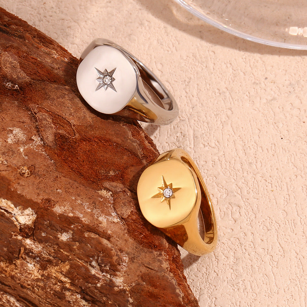 Nancy Stamp star rings