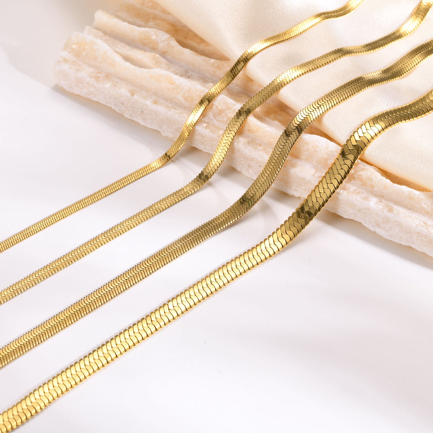 Andrea Classic snake necklaces