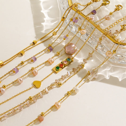 Freshwater pearl bracelets