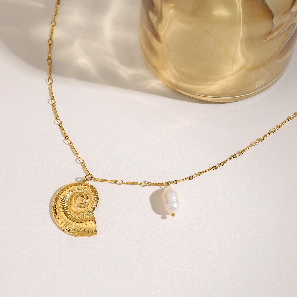 Shepard shell necklace