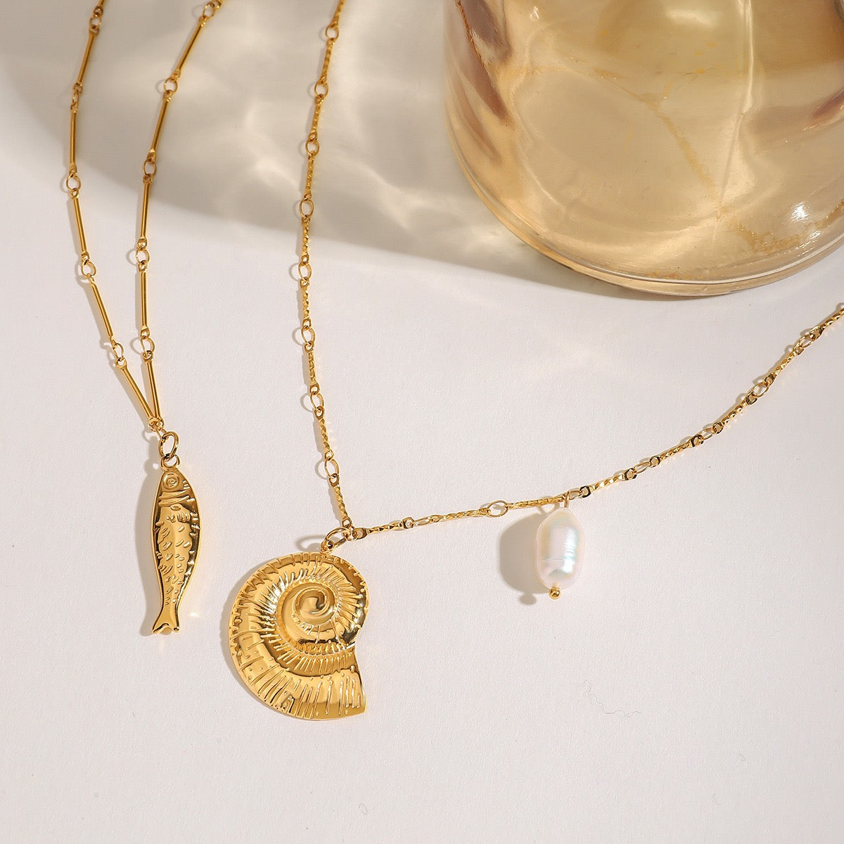 Shepard shell necklace