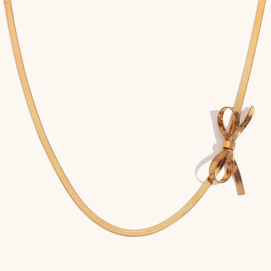 Mini how snake chain necklace
