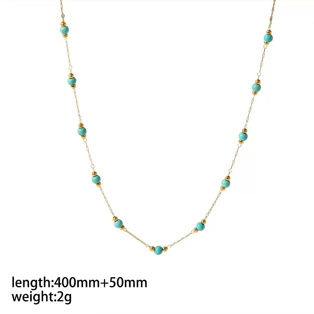 Dainty beady necklace