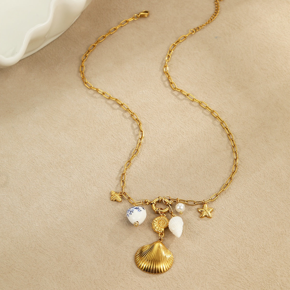 Blue ocean charms set