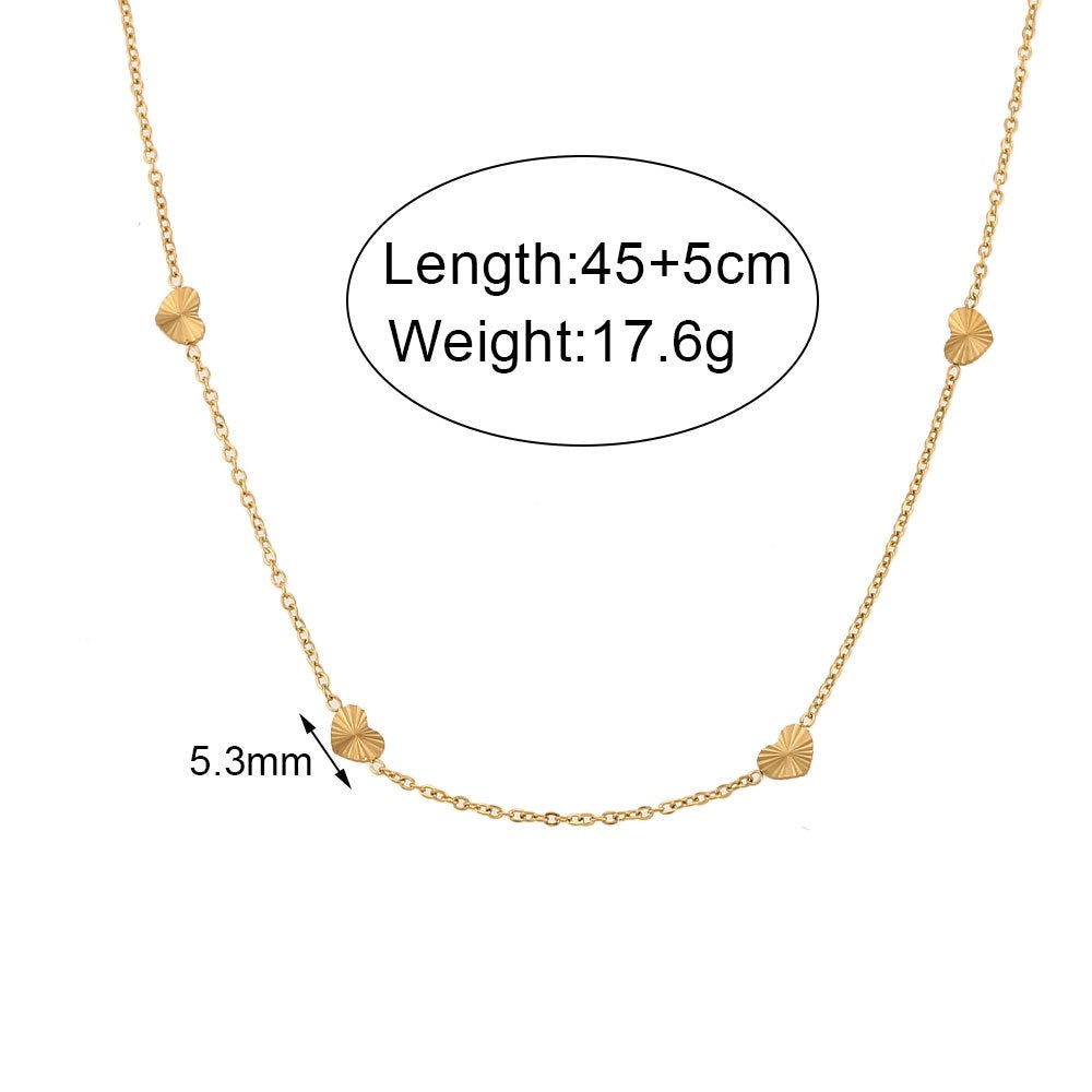 Dainty heart necklace