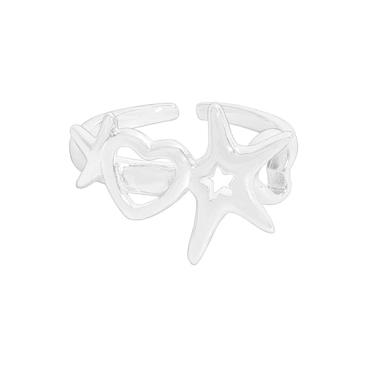 Sterling silver starfish rings