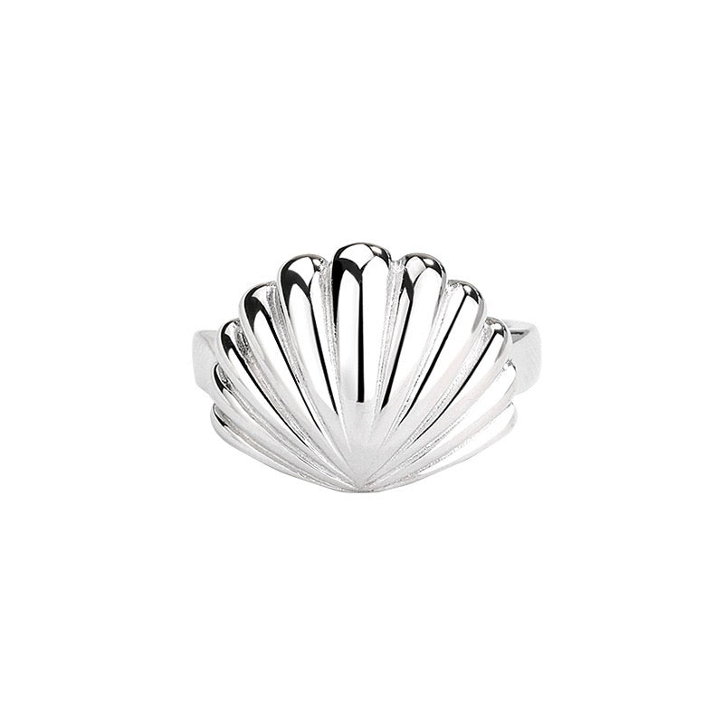 Sterling silver shell ring
