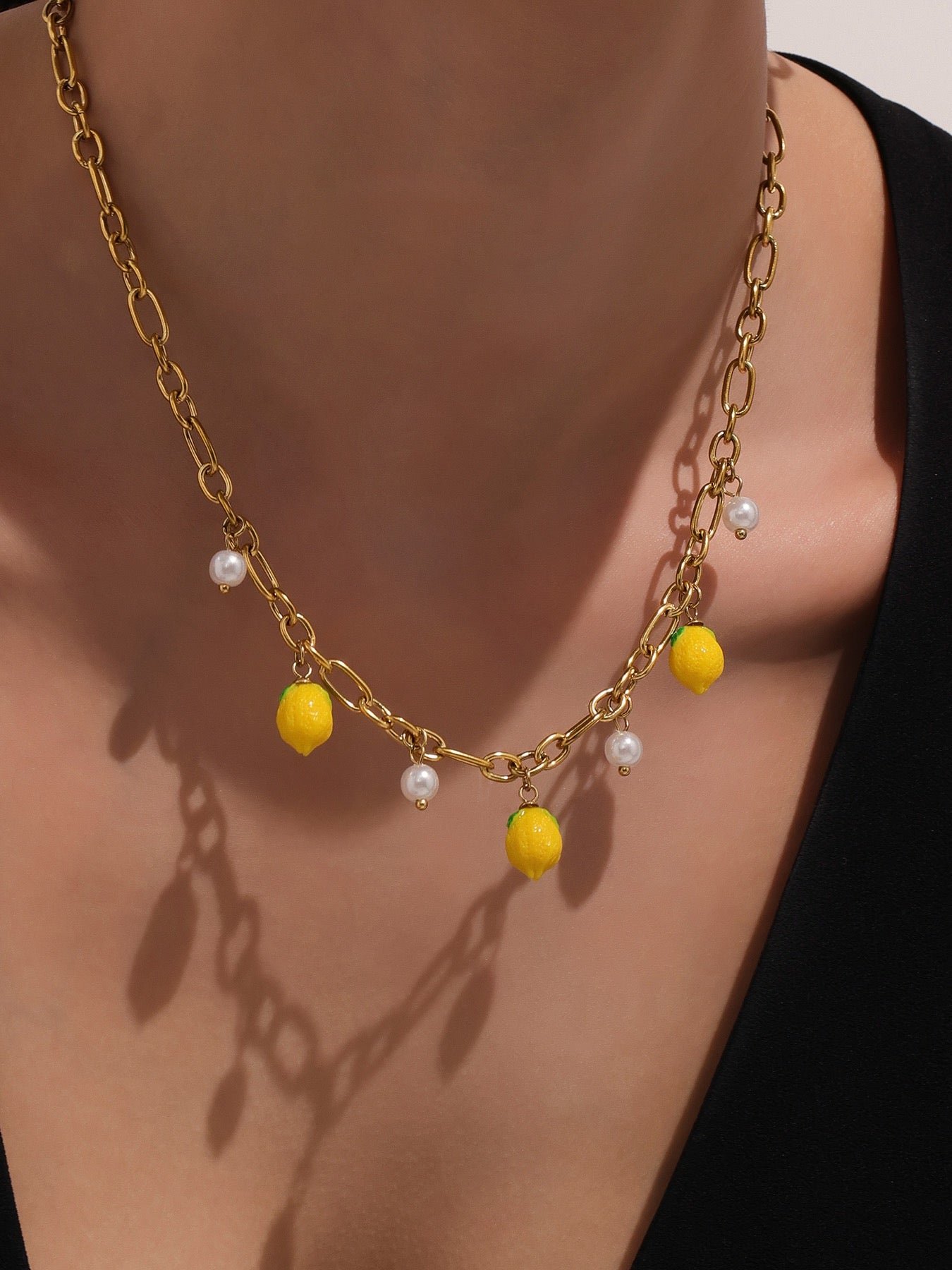 Lemon charm set