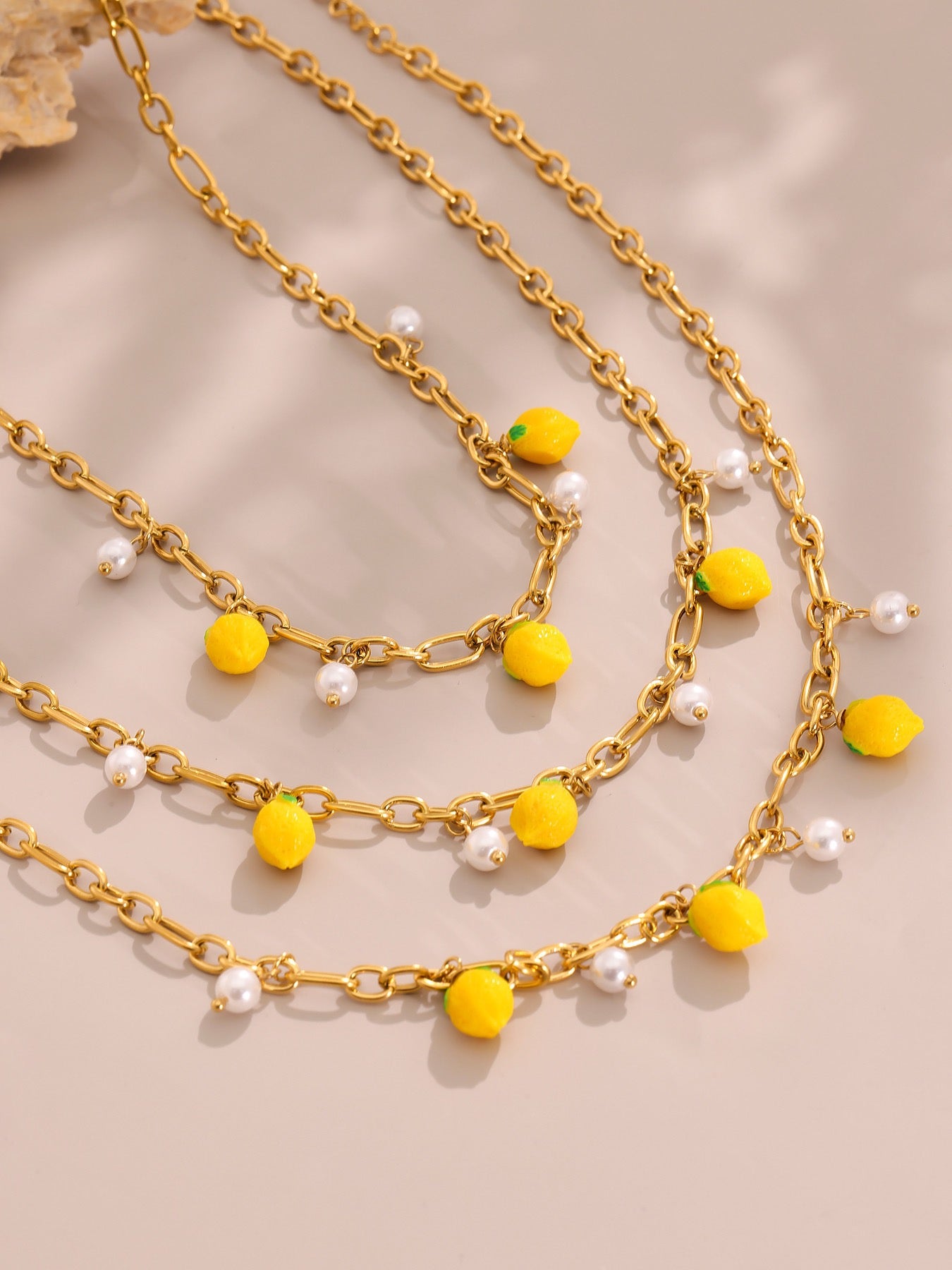 Lemon charm set